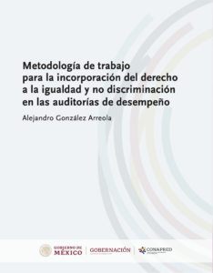Portada: Metodología de trabajo para la incorporación del derecho a la igualdad y no discriminación en las auditorias de desempeño.