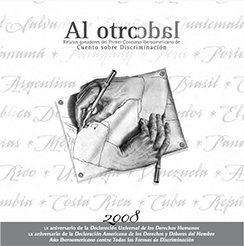 Portada: Al otro lado. Relatos del primer concurso iberoamericano de cuento sobre discriminación