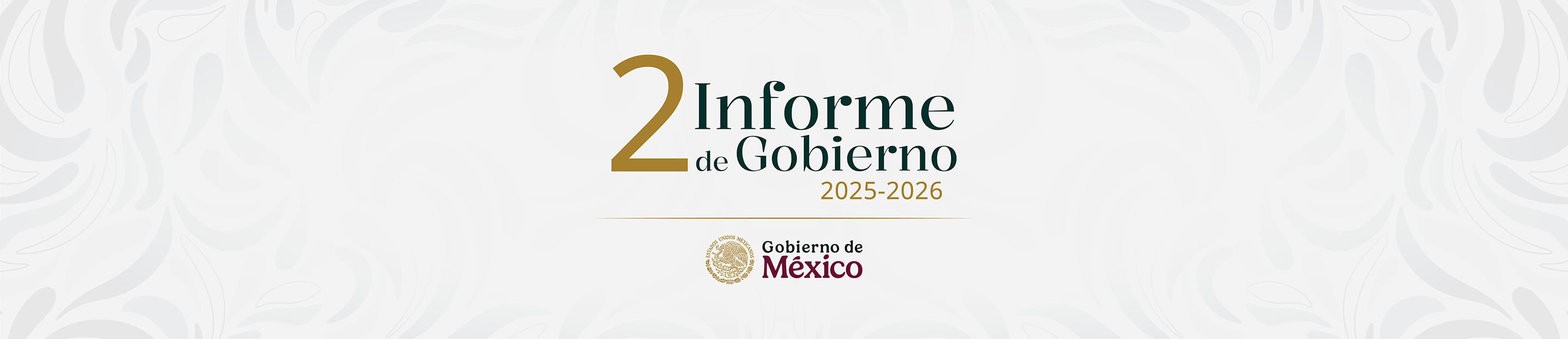 Banner Segundo Informe de Gobierno 2025-2026