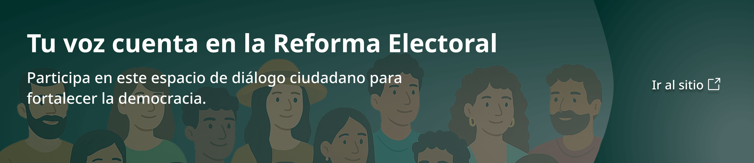 Banner reforma electoral